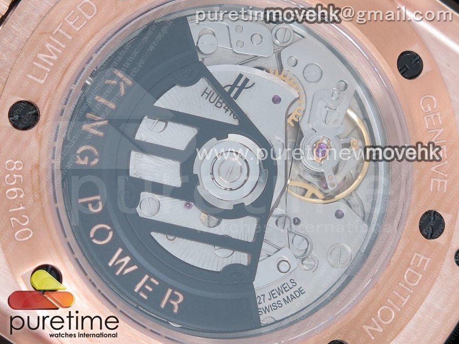 [최신작]휴블럿 빅뱅 페라리 F1 로즈골드 크로노그래프 블랙 다이얼 | Big Bang Ferrari F1 RG V6F Limited Edition Black Dial on Black Leather Strap HUB4100 상세이미지 14