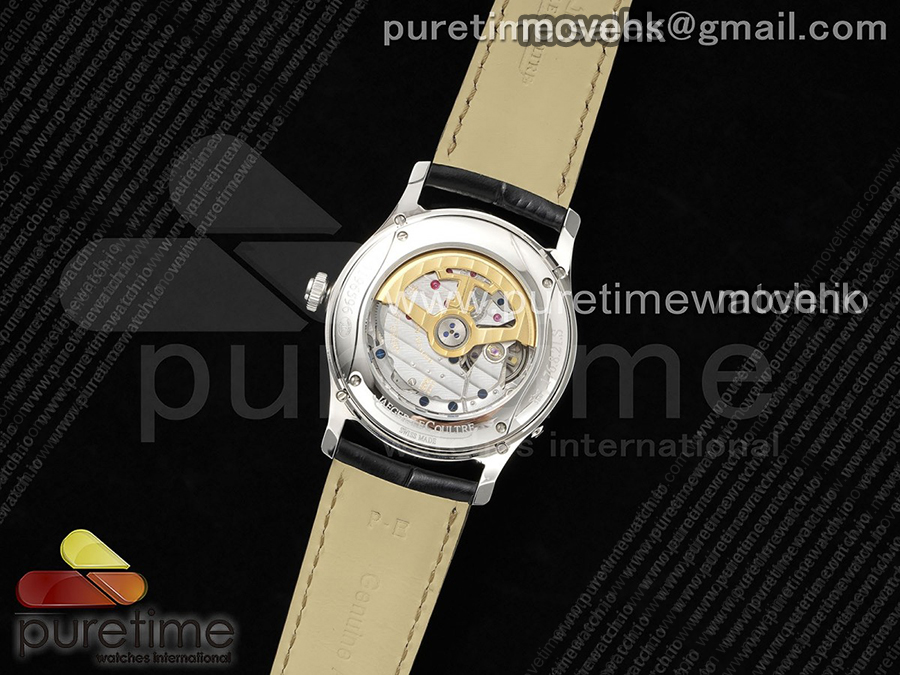 예거르꿀뜨르 마스터 울트라 신 퍼페츄얼 칼렌더 블랙 다이얼 | Master Ultra Thin Perpetual Calendar SS V9F 1:1 Best Edition Black Dial on Black Leather Strap A868 V2 상세이미지 14