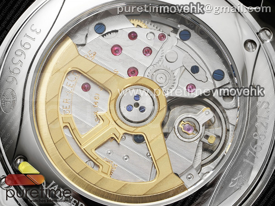 예거르꿀뜨르 마스터 울트라 신 퍼페츄얼 칼렌더 블랙 다이얼 | Master Ultra Thin Perpetual Calendar SS V9F 1:1 Best Edition Black Dial on Black Leather Strap A868 V2 상세이미지 15