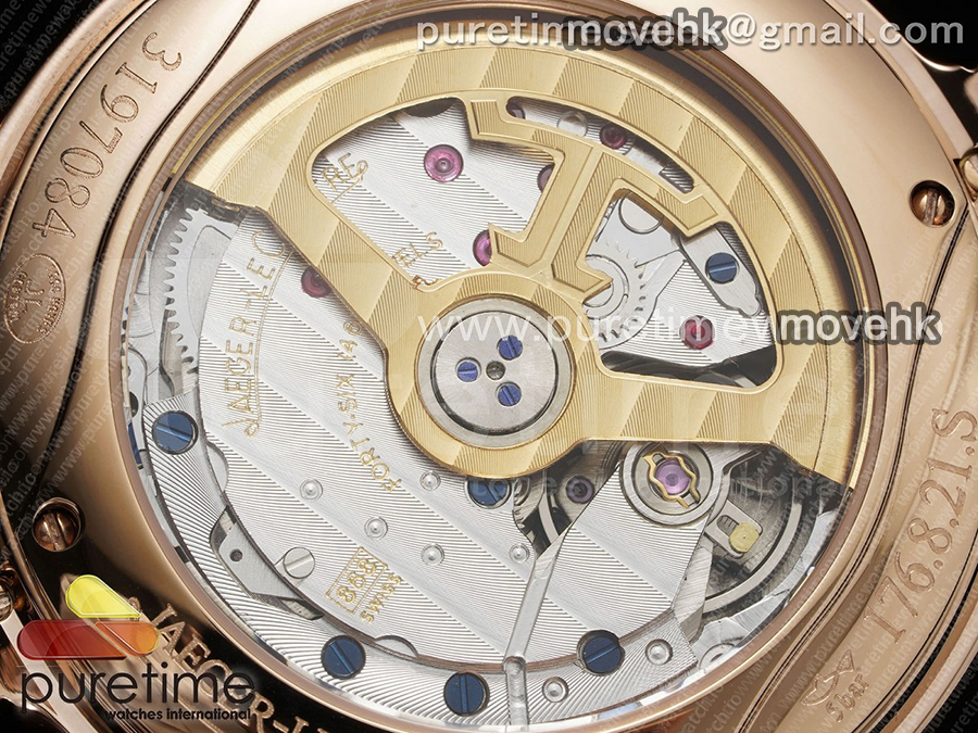 예거르꿀뜨르 마스터 울트라 신 퍼페츄얼 칼렌더 로즈골드 크림 다이얼 | Master Ultra Thin Perpetual Calendar RG V9F 1:1 Best Edition Cream Dial on Brown Leather Strap A868 V2 상세이미지 16