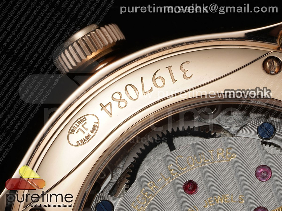 예거르꿀뜨르 마스터 울트라 신 퍼페츄얼 칼렌더 로즈골드 크림 다이얼 | Master Ultra Thin Perpetual Calendar RG V9F 1:1 Best Edition Cream Dial on Brown Leather Strap A868 V2 상세이미지 19
