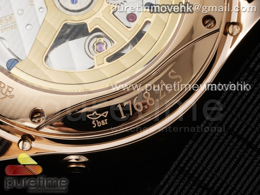 예거르꿀뜨르 마스터 울트라 신 퍼페츄얼 칼렌더 로즈골드 크림 다이얼 | Master Ultra Thin Perpetual Calendar RG V9F 1:1 Best Edition Cream Dial on Brown Leather Strap A868 V2 상세이미지 20