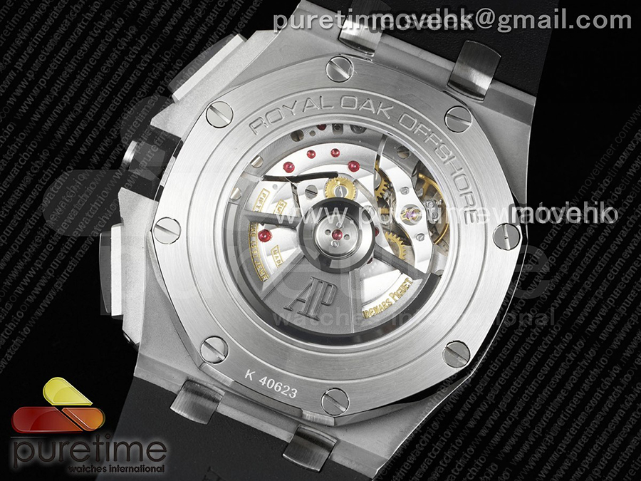 [최신작]오데마피게 로얄오크 오프쇼어 44mm 크로노그래프 그레이 다이얼 | Royal Oak Offshore 44mm SS APSF 1:1 Best Edition Gray Dial on Black Rubber Strap A3126 상세이미지 15