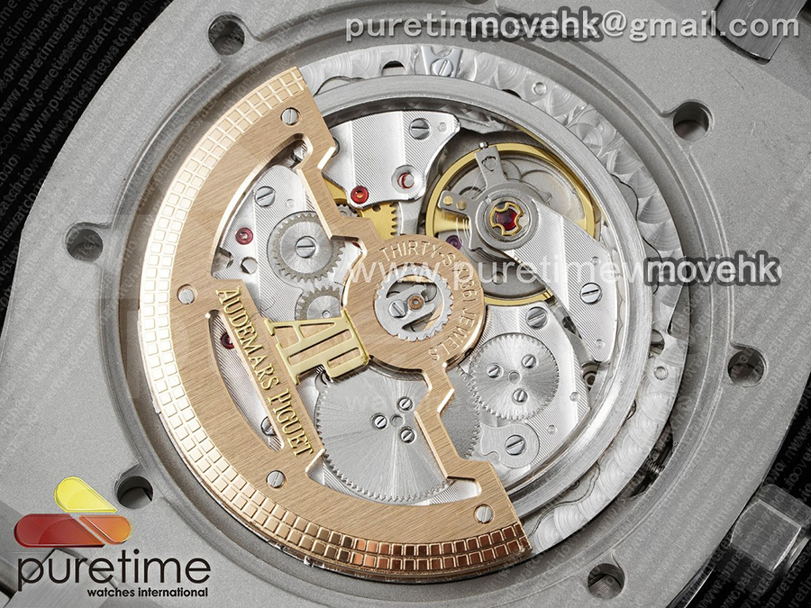 오데마피게 로얄오크 39mm 블루 다이얼 | Royal Oak 39mm 15202IP SS ZF 1:1 Best Edition Blue Textured Dial on SS Bracelet A2121 상세이미지 17