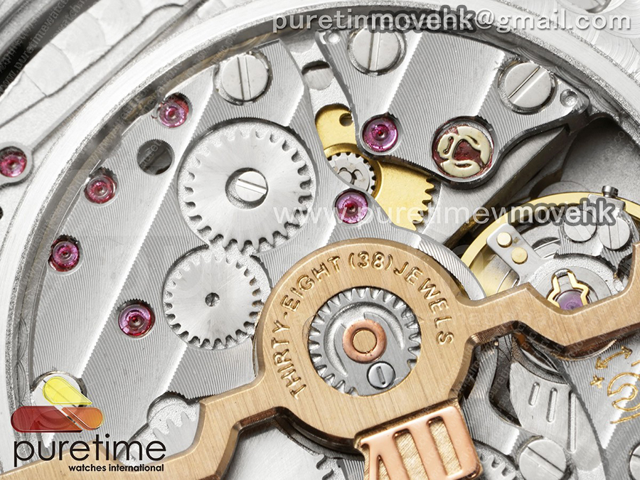 오데마피게 로얄오크 페페츄얼 칼렌더 화이트 세라믹 데이데이트 문페이즈 블루 다이얼 | Royal Oak Perpetual Calendar 26579cb White Ceramic APSF Best Edition on Ceramic Bracelet A5134 (CHS) 상세이미지 20