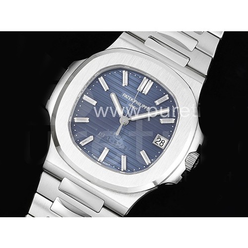 파텍필립 노틸러스 5711 블루 다이얼 | Nautilus 5711 40th Anniversary PPF 1:1 Best Edition Blue Textured Dial on SS Bracelet 324CS V4