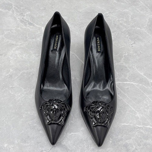 [VERSACE] 베르사체 펌프스 블랙 힐 슈즈 22SS WM343, ALW, 홍콩명품신발, 여자명품, 무브타임