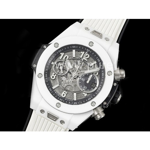 [HUBLOT] 휴블럿 빅뱅 유니코 화이트 세라믹 베젤 스켈레톤 다이얼, 홍콩명품시계, 무브타임, 위블로, 남자명품시계
