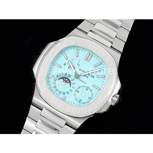 [PATEK PHILIPPE] 파텍필립 노틸러스 5712 티파니블루 문페이즈 다이얼, 홍콩명품시계,무브타임,남자명품,홍콩명품,손목시계,스테인레스스틸,메탈시계