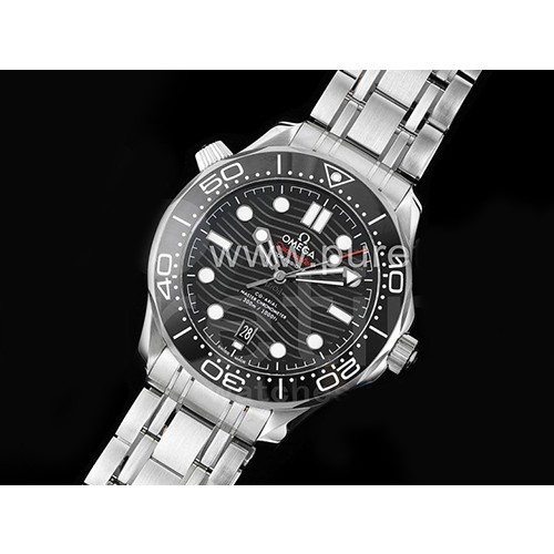 [OMEGA] 오메가 시마스터 다이버 300M 블랙 세라믹 베젤 블랙 다이얼, 홍콩명품시계,남자시계,워치,손목시계.메탈시계,무브타임
