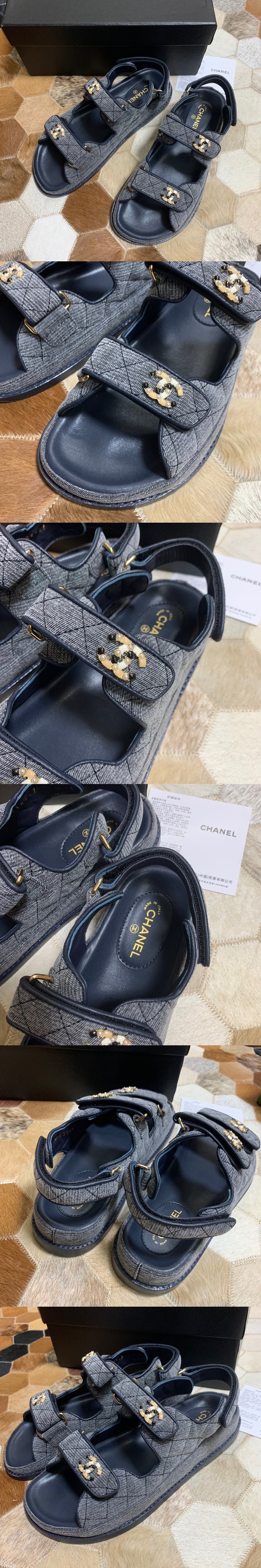 [홍콩명품여자쇼핑몰,CHANEL] 샤넬 22SS 여성용 CC로고 소피레더 샌들 WM537, H3, 무브타임,쇼핑몰,여성명품사이트,해외직구