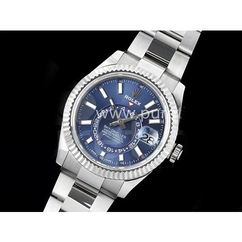 [홍콩명품시계.ROLEX] 로렉스 롤렉스 스카이드웰러 42mm 블루 다이얼, 명품레플리카,무브타임,남자명품시계,워치,손목시계,메탈시계