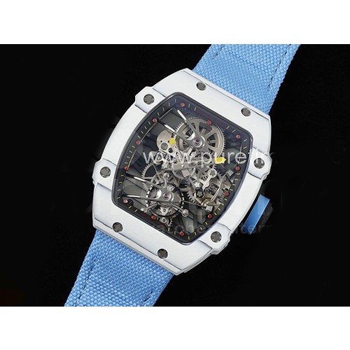[홍콩명품시계.RICHARD MILLE] 리차드밀레 RM027-02 투어빌론 화이트 카본 베젤 스켈레톤 다이얼, 무브타임, 남자명품시계,워치,손목시계