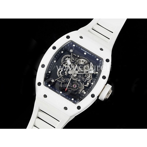 [홍콩명품시계.RICHARD MILLE] 리차드밀레 RM055 화이트 세라믹 스켈레톤 다이얼, 무브타임, 남자명품시계,워치,손목시계