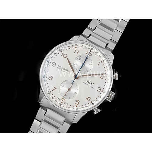 [홍콩명품시계.IWC] 아이더블유씨 포르투기스 크로노 IW3716 화이트 다이얼, 무브타임,남자명품시계,워치,중년남자,SA,명품시계,메탈시계