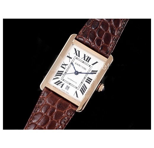 [홍콩명품시계.CARTIER] 까르띠에 탱크 41 로즈골드 화이트 다이얼, 무브타임,남자명품시계,워치,중년남자,SA,명품시계