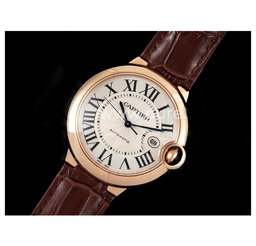 [홍콩명품시계.CARTIER] 까르띠에 발롱블루 42mm 로즈골드 화이트 다이얼, 무브타임,남자명품시계,워치,중년남자,SA,명품시계