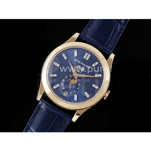 [홍콩명품시계.PATEK PHILIPPE] 파텍필립 애뉴얼 칼렌더 문페이즈 블루 크리스탈 다이얼, 무브타임,남자명품시계,워치,중년남자,SA,명품시계