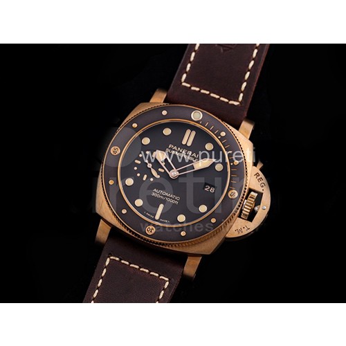 [홍콩명품시계.PANERAI] 파네라이 루미너 팸968 브라운 세라믹 베젤 브라운 다이얼, 무브타임,남자명품시계,워치,중년남자,SA,명품시계
