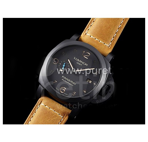 [홍콩명품시계.PANERAI] 파네라이 루미너 팸1441 블랙 다이얼, 무브타임,남자명품시계,워치,중년남자,SA,명품시계