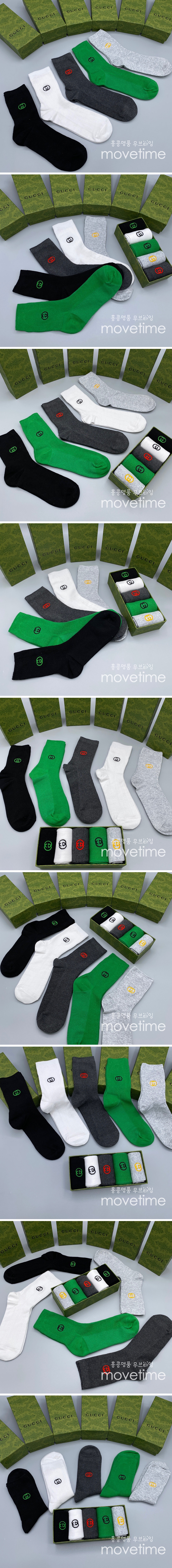 [홍콩명품.Gucci] 구찌 22SS 선물용 양말 5종 ET309 , MAR, 홍콩명품쇼핑몰,무브타임,악세사리,잡화,생활용품