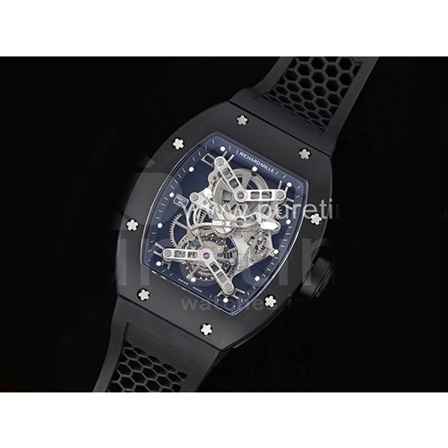 [홍콩명품시계.RICHARD MILLE] 리차드밀레 RM057 블랙 세라믹 베젤 투어빌론 스켈레톤 다이얼, 롤렉스,남자명품시계,워치,중년남자,SA,명품시계,손목시계