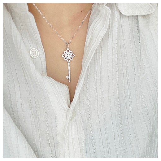 [홍콩명품.Tiffany & Co.] 티파니앤코 다이아 스타 키 목걸이, ET478, NNT, 홍콩명품쇼핑몰,무브타임,악세사리,잡화,생활용품