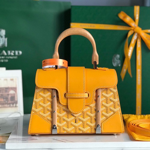 [홍콩명품,GOYARD] 고야드 23SS 사이공 미니 토트백 (노랑), BGM1289, MD, 홍콩명품가방,손목가방,크로스백,핸드백,구매대행,무브타임