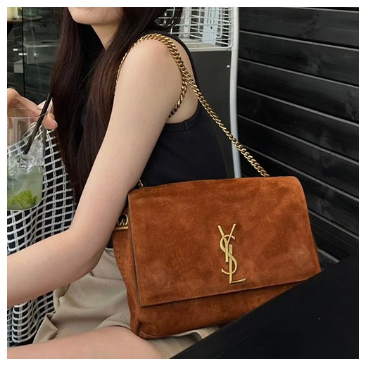 [홍콩명품.YSL] 입생로랑 23SS 로고 크로스백 가죽 가방 (브라운-2사이즈), BGM2062, 홍콩명품가방,명품쇼핑몰,크로스백,핸드백,구매대행,무브타임