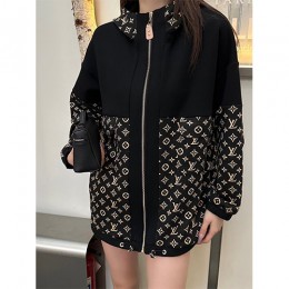 [홍콩명품.LOUIS VUITTON] 루이비통 23SS 로고 여성 모노그램 후드 집업 자켓, BM10592, TBG, 홍콩명품의류,구매대행,온라인명품