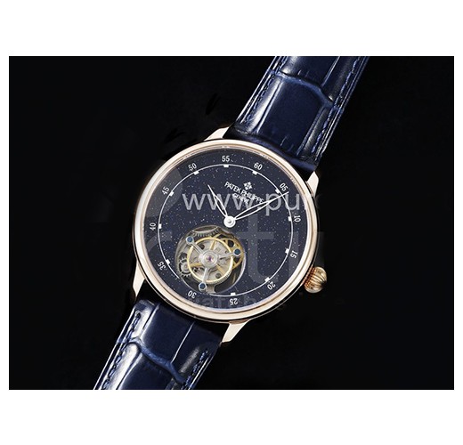 [홍콩명품시계.PATEK PHILIPPE] 파텍필립 투어빌론 로즈골드 블루 다이얼, 럭셔리명품시계