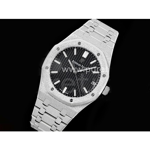[홍콩명품시계.AUDEMARS PIGUET] 오데마피게 로얄오크 41mm 15500 블랙 다이얼, 남자명품시계,워치,중년남자,SA,명품시계,메탈밴드