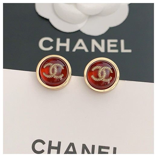 [홍콩명품.CHANEL] 샤넬 24SS 로고 주얼리 이어링 귀걸이 (레드-골드), ET1962, SL, 홍콩명품가방,명품쇼핑몰,크로스백,핸드백,구매대행,무브타임