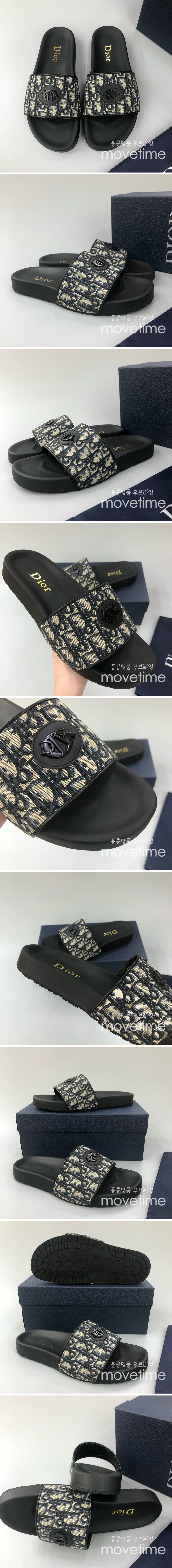 [홍콩명품,Christian Dior] 디올 24SS 로고 오블리크 캔버스 슬리퍼, SE2792, PMD, 명품스니커즈,운동화,구두,로퍼,하이탑,신발