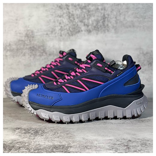 [홍콩명품.MONCLER] 몽클레어 24SS 로고 TRAILGRIP GTX 스니커즈 운동화 (블루), SE3124, S3, 명품스니커즈,운동화,구두,로퍼,하이탑,신발