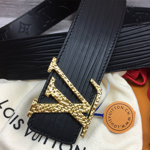 [홍콩명품.LOUIS VUITTON] 루이비통 23SS 로고 다이아장식 모노그램 리버서블 레더 가죽 벨트 (블랙-2버클), BT1209, 4.0cm, X1, 명품레플리카,인터넷쇼핑몰,남자명품,해외직구