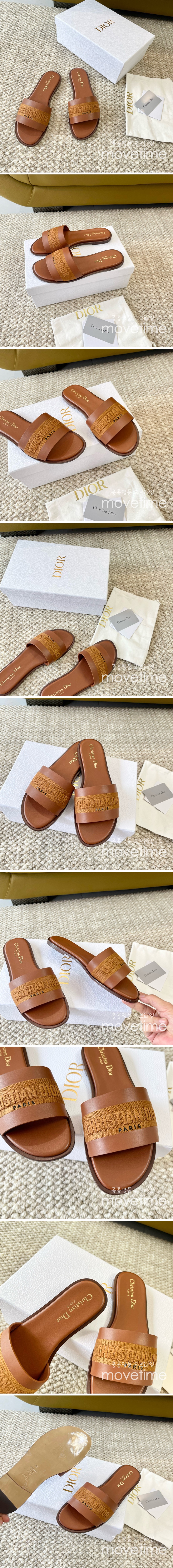 [홍콩명품,Christian Dior] 디올 23SS 로고 여성 DWAY 슬리퍼 (브라운), SE3445, ALW, 명품스니커즈,운동화,구두,로퍼,하이탑,신발 상세이미지 2