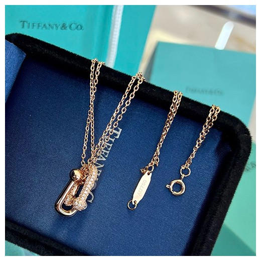 [홍콩명품.Tiffany & Co] 티파니앤코 24SS 로고 다이아 골드 목걸이, ET2492, AGG, 홍콩명품가방,명품쇼핑몰,크로스백,핸드백,구매대행,무브타임