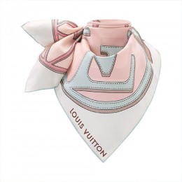 [홍콩명품.LOUIS VUITTON] 루이비통 23SS 로고 모노그램 DUALITY 90-90cm 실크 스카프 머플러 (핑크), ET2569, JX, 홍콩명품쇼핑몰,인터넷명품,온라인명품사이트,남자명품,해외직구