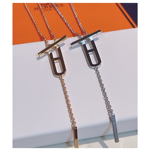 [홍콩명품.Hermes] 에르메스 24SS 로고  Ever Chaine d\\\'Ancre 목걸이 (2컬러-39cm), ET2590, SL, 명품악세사리,팔찌,귀걸이,반지