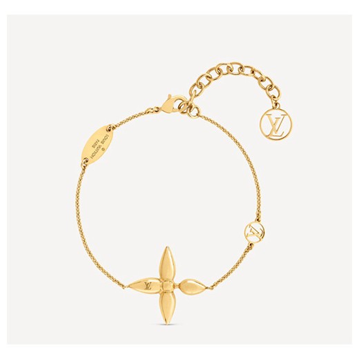[홍콩명품.LOUIS VUITTON] 루이비통 24SS 로고 Louisette 골드 팔찌, ET2598, SL, 명품악세사리,팔찌,귀걸이,반지