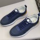 [홍콩명품.Brunello Cucinelli ] 브루넬로쿠치넬리 24SS 로고 레더 가죽 스니커즈 운동화 (네이비), SE3714, S2, 명품스니커즈,운동화,구두,로퍼,하이탑,신발