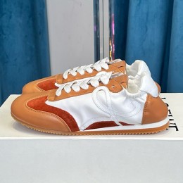 [홍콩명품.LOEWE] 로에베 24SS 로고 스니커즈 운동화 (화이트-브라운), SE3791, ALW, 명품스니커즈,운동화,구두,로퍼,하이탑,신발