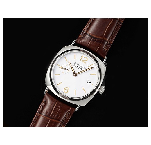 [홍콩명품시계.PANERAI] 파네라이 팸1292 라디오미르 크로노그래프 화이트 다이얼, 무브타임,남자명품시계,워치,남자,SA,가죽밴드