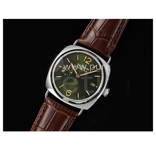 [홍콩명품시계.PANERAI] 파네라이 팸1386 라디오미르 크로노그래프 그린 다이얼, 무브타임,남자명품시계,워치,남자,SA,가죽밴드