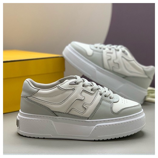 [홍콩명품,FENDI] 펜디 24SS 로고 MATCH 남여공용 스니커즈 운동화 (그레이), SE3961, PMD, 명품스니커즈,운동화,구두,로퍼,하이탑,신발