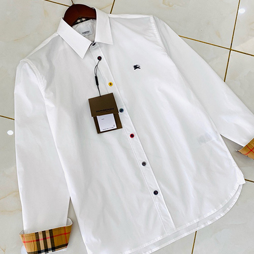 [홍콩명품.Burberry] 버버리 24SS 로고 자수 포플린 남방 셔츠 (4컬러), BM16084, BR, 홍콩명품의류,구매대행,온라인명품