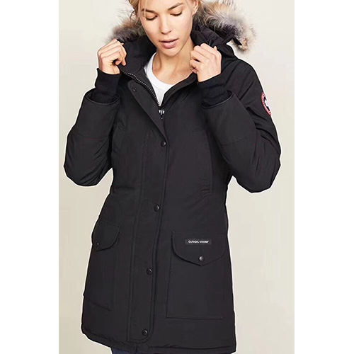 [홍콩명품.CANADA GOOSE] 캐나다구스 24SS 로고 여성 women\'s Trilium parka 파카 자켓 (블랙), BM16263, S1F, 홍콩명품의류,구매대행,온라인명품