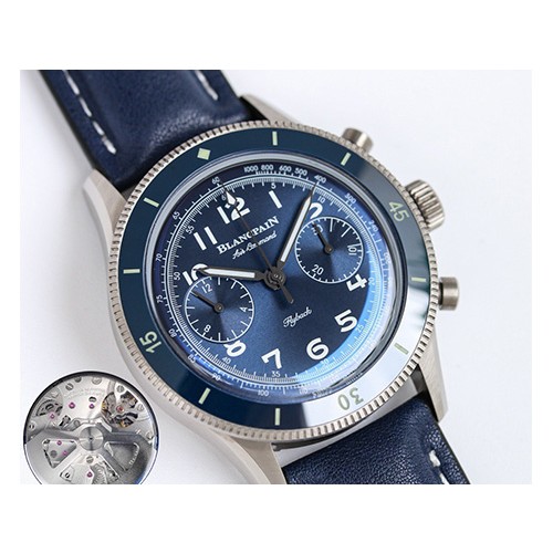 [BLANCPAIN] 블랑팡 피프티 패덤스 45mm 크로노 블루 다이얼(2컬러)