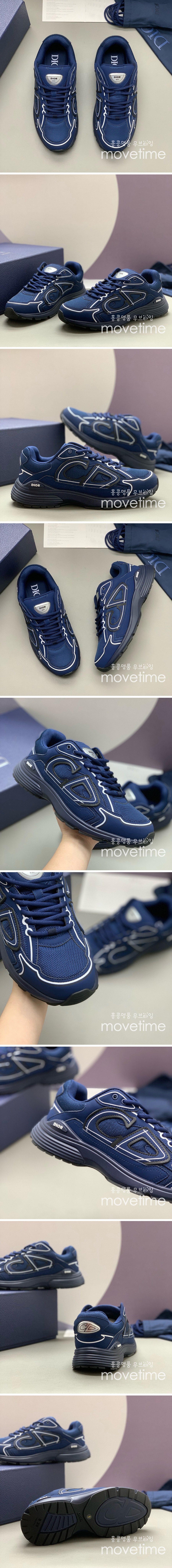 [홍콩명품,Christian Dior] 디올 24SS 로고 B30 스니커즈 운동화 (네이비), SE4286, PMD, 명품스니커즈,운동화,구두,로퍼,하이탑,신발 상세이미지 2